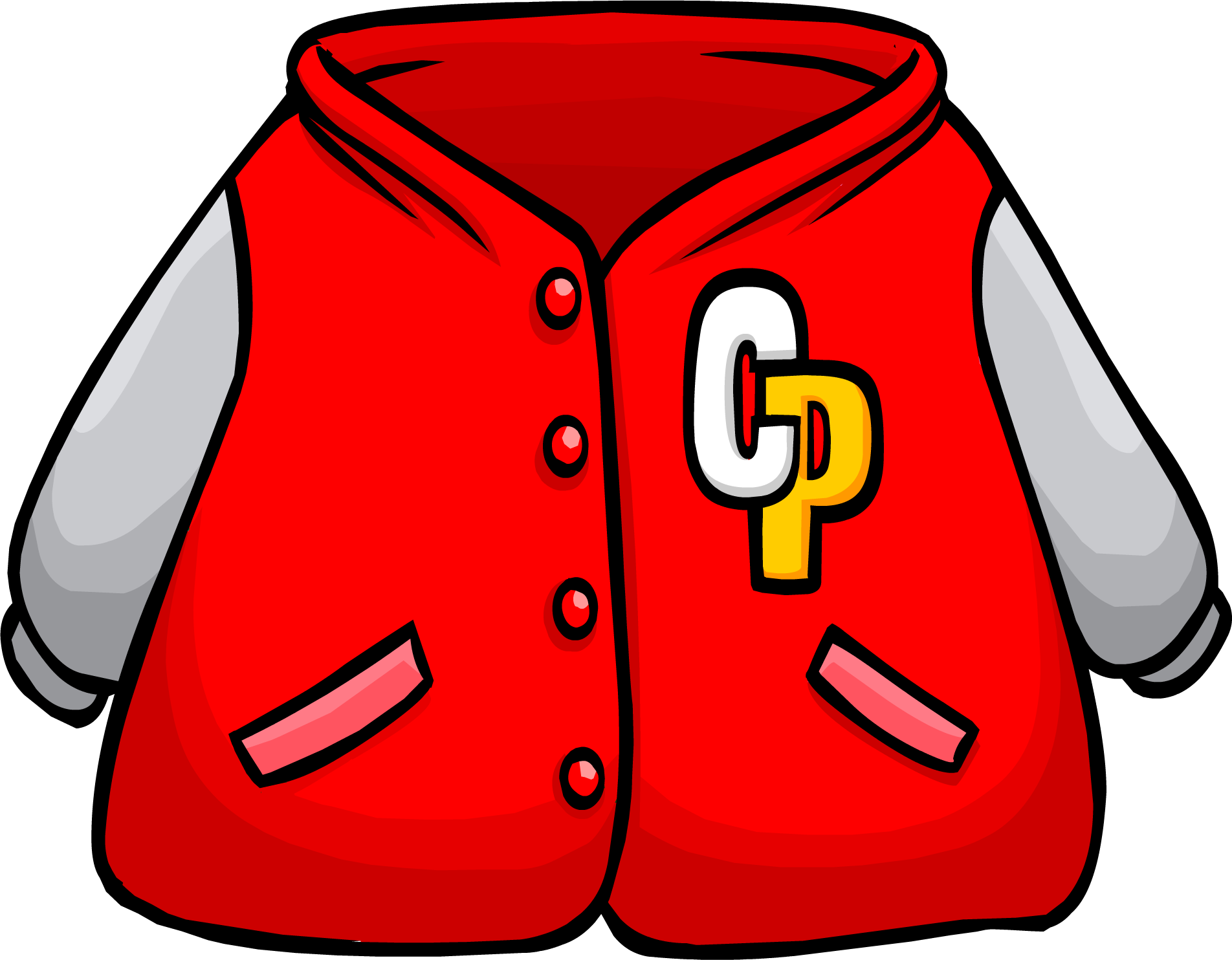 Red Letterman Jacket | Club Penguin Wiki | Fandom