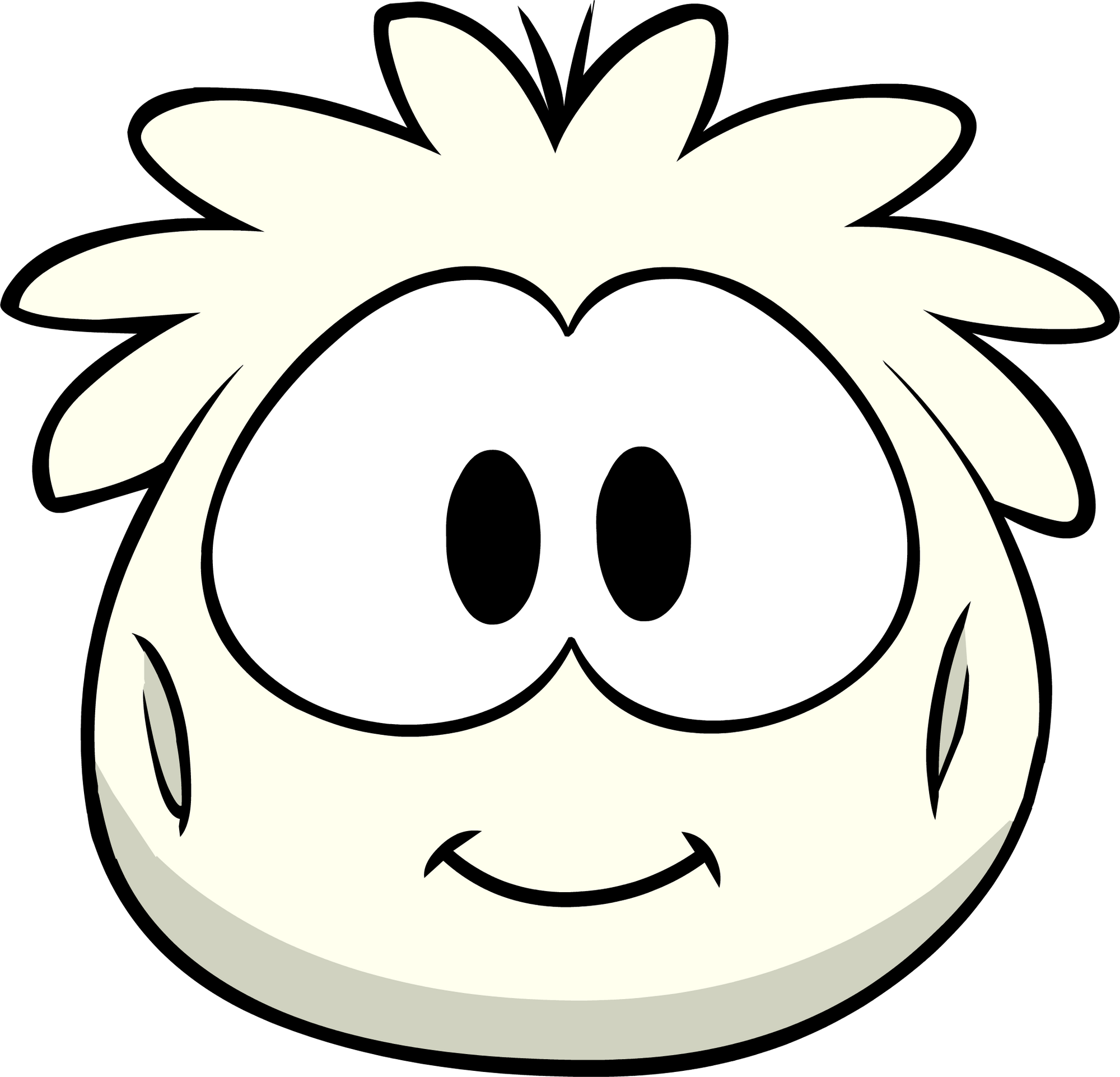 club penguin white puffle plush