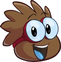 Puffle 2014 Transformation Player Card Marrón