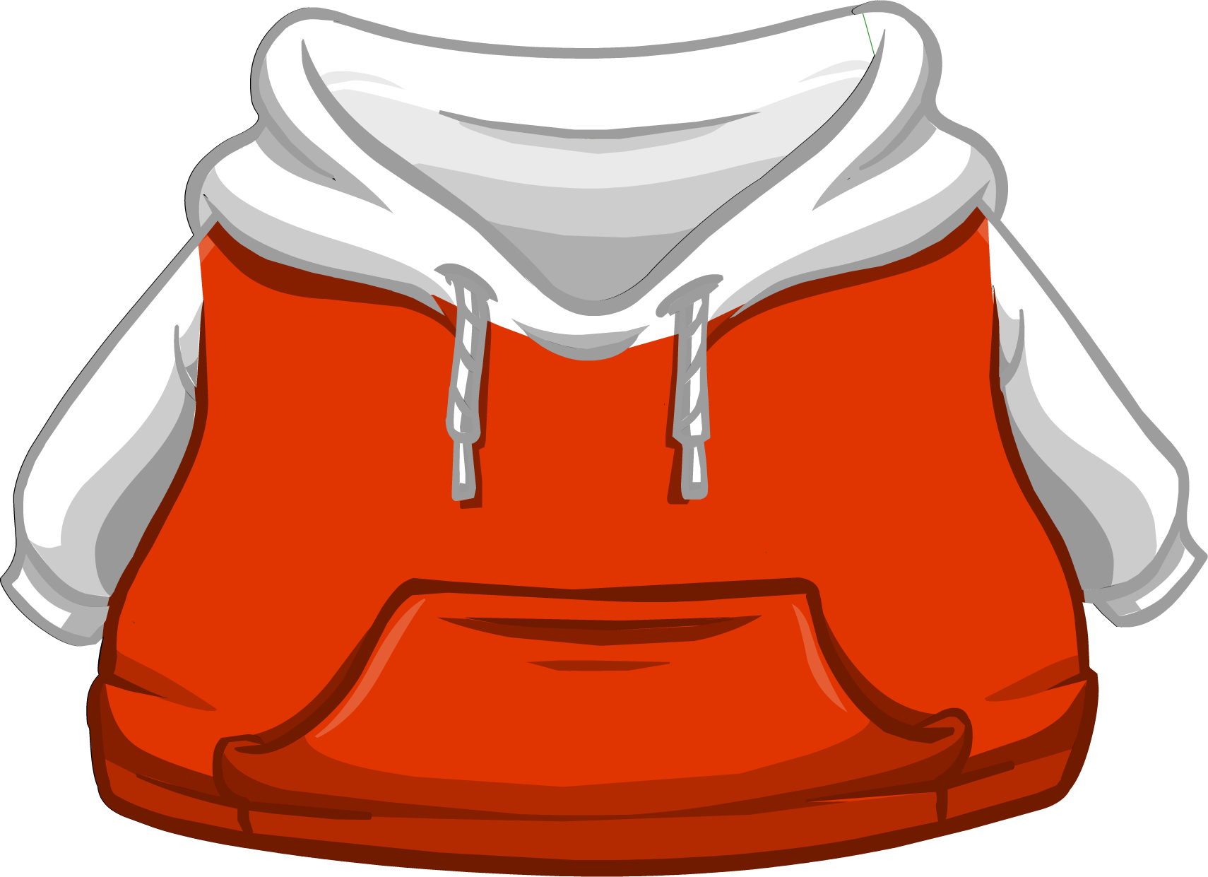 White and Red Two-tone Hoodie | Club Penguin Wiki | FANDOM powered by Wikia