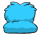 Fuzzy Blue Couch
