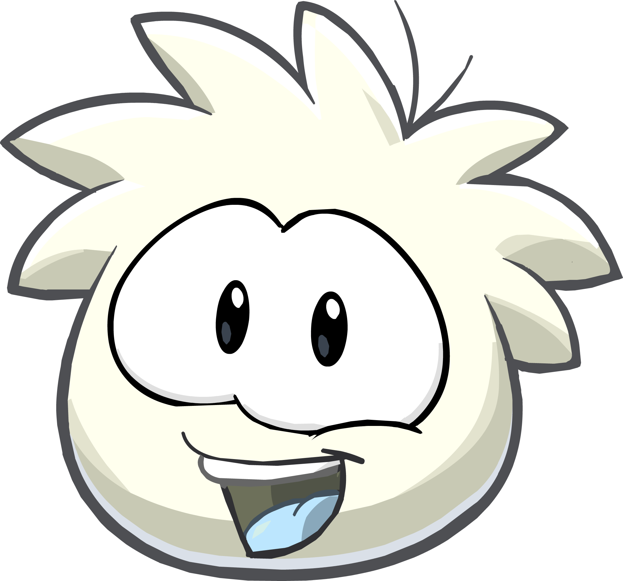 white puffle plush