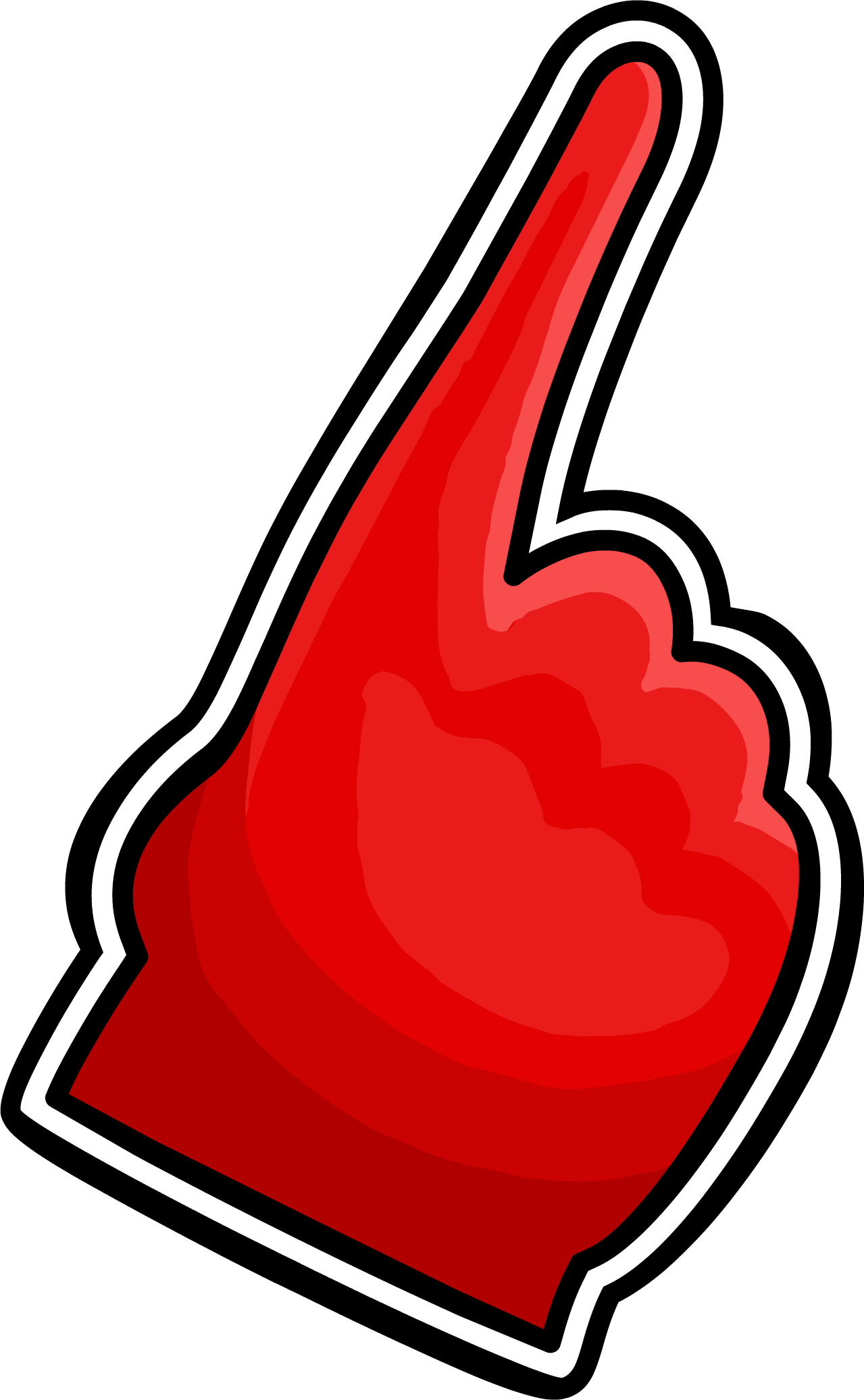 Red Foam Finger | Club Penguin Wiki | FANDOM powered by Wikia