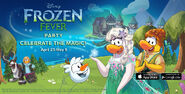 Frozen Fever Party login screen