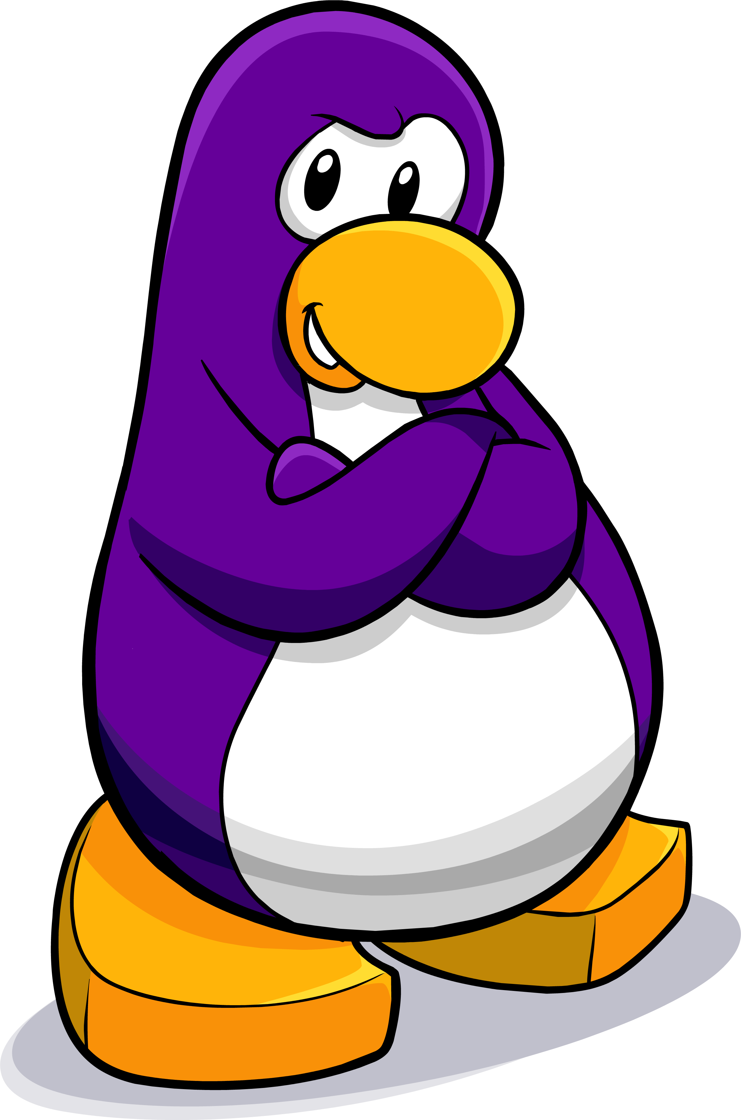 Image Purple Penguin Artworkpng Club Penguin Wiki Fandom Powered
