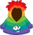 Rainbow Smirk Hoodie icon