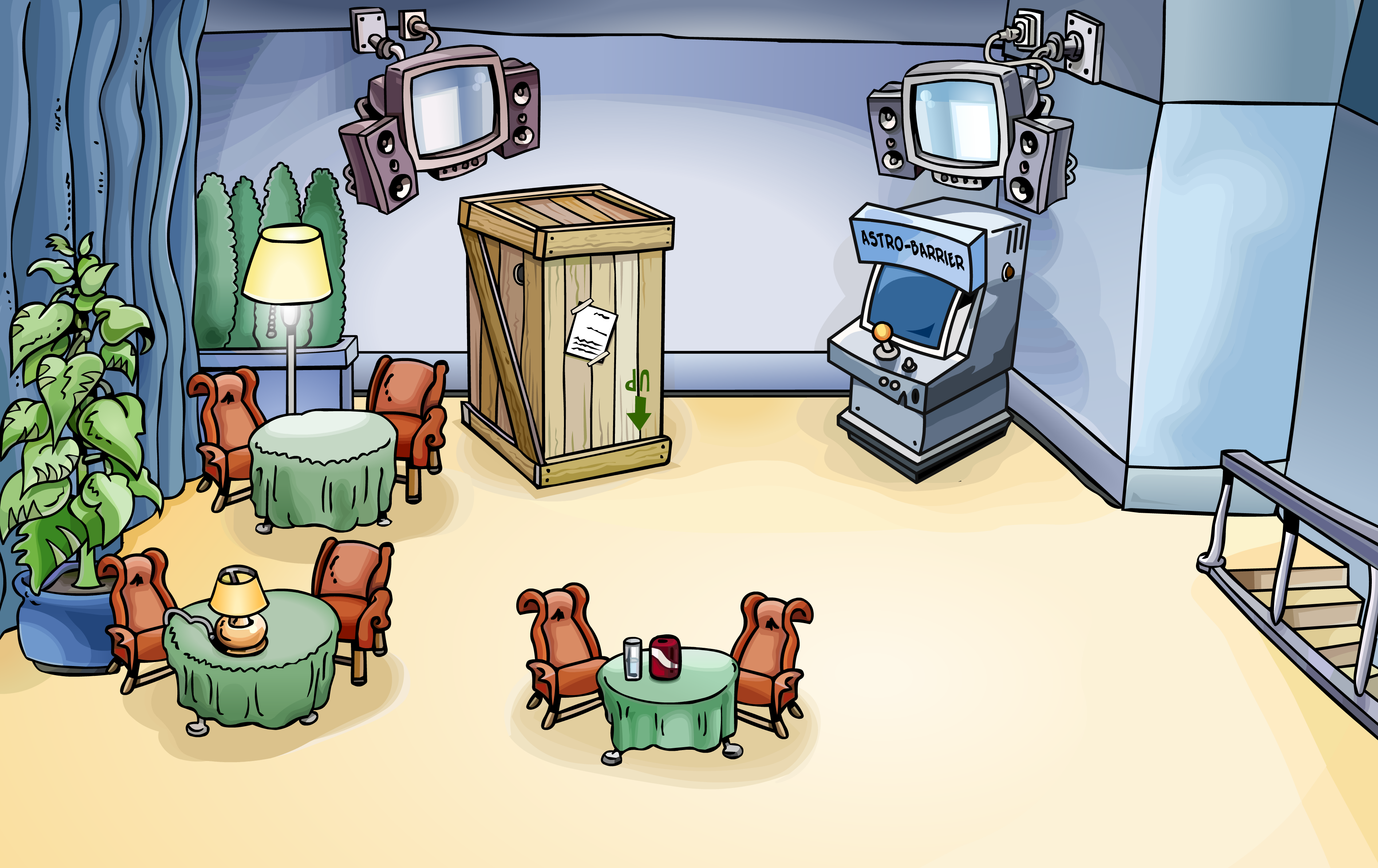 CP Rewritten: Dance Lounge Modernisation Completed – Club Penguin Mountains