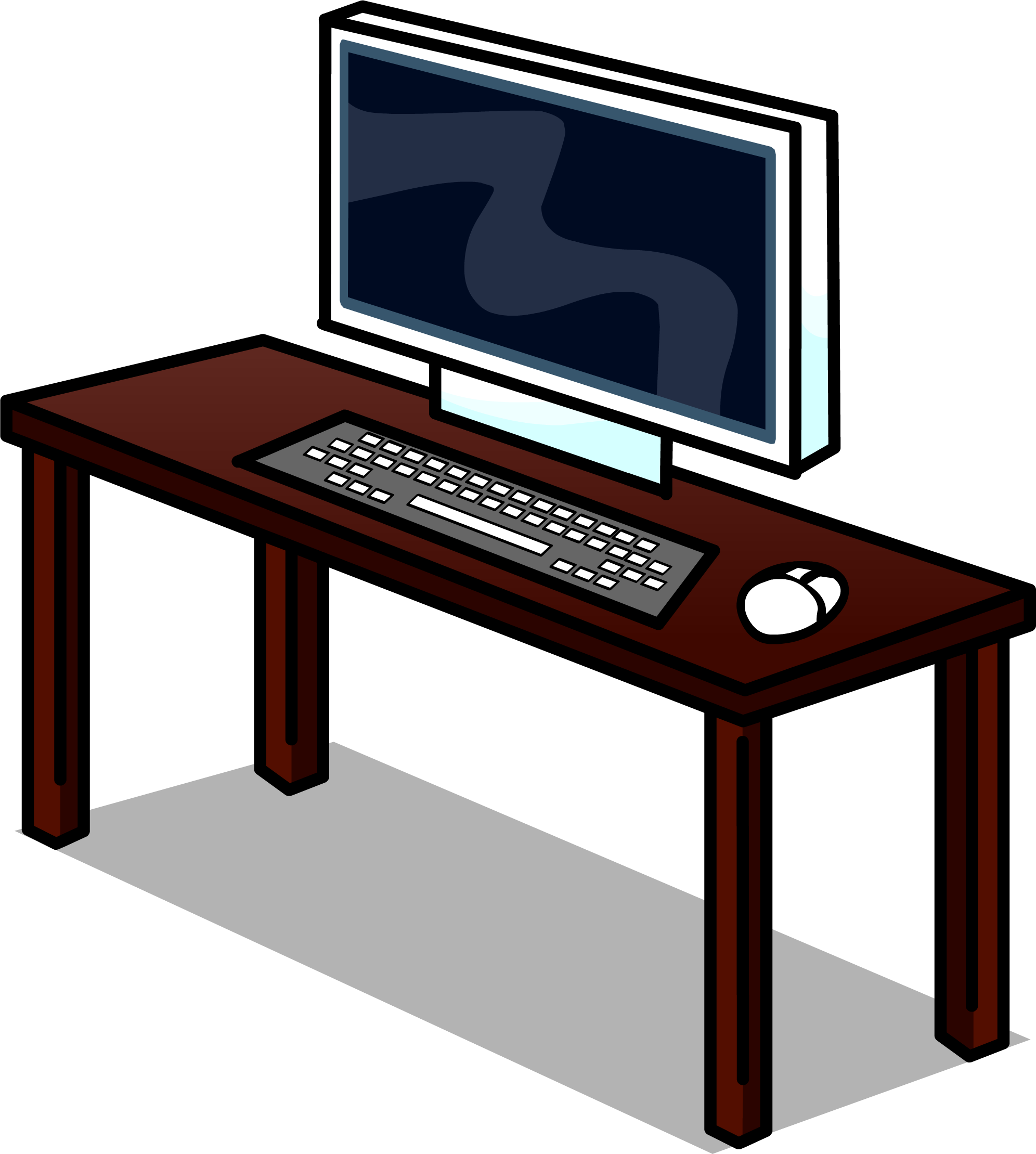 Image Computer Desk Sprite 003 Png Club Penguin Wiki Fandom Computer Desk Sprite 003 Png