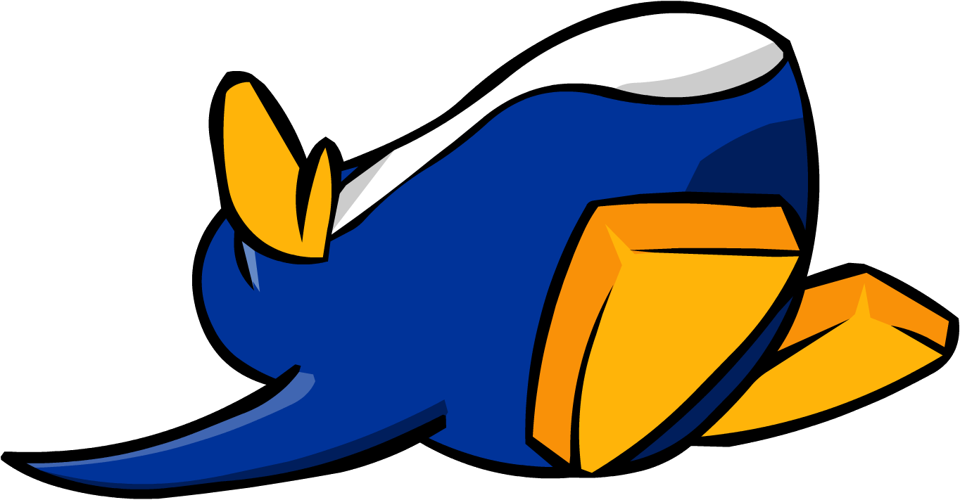Image Old Blue Penguin Sleeping.png Club Penguin Wiki FANDOM