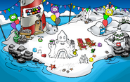 Puffle Party 2009 Beach