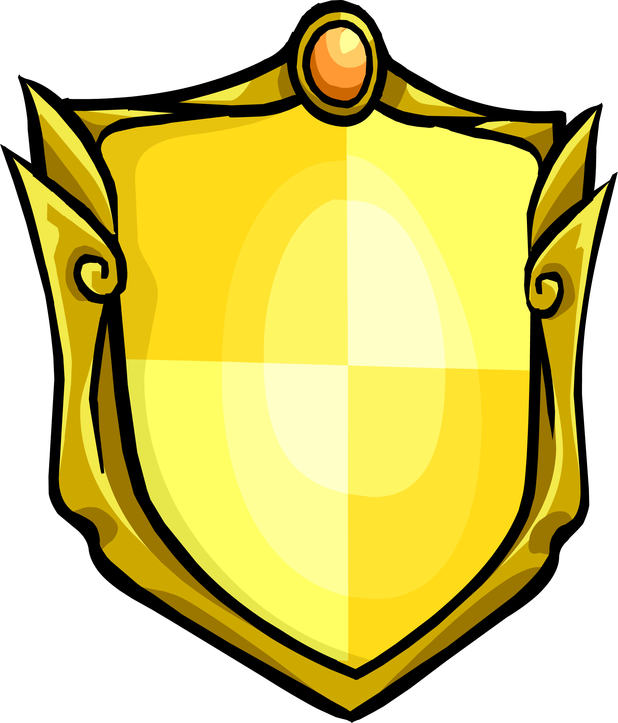 Image result for club penguin golden shield