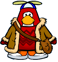 B-19-at player card penguin cutout