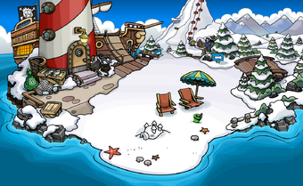 Get Club de playa decoraciones de navidad Desktop Wallpaper Free