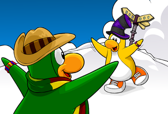 Long Time No See Postcard Club Penguin Wiki Fandom