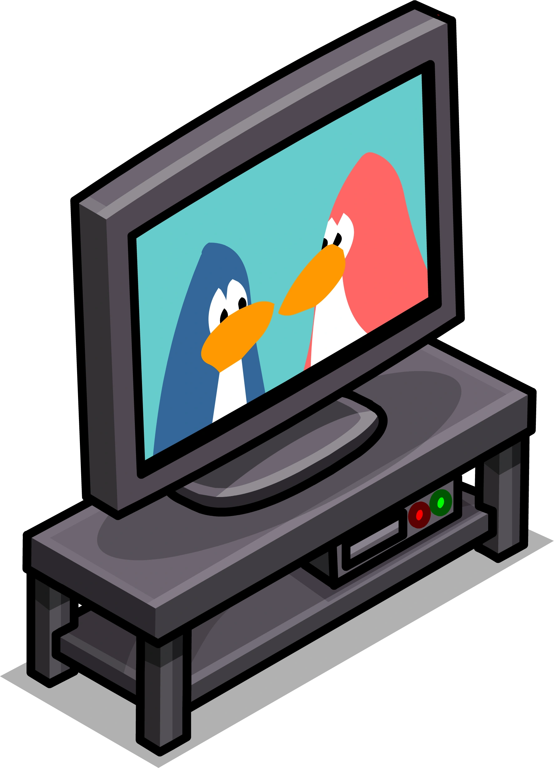 Image Black TV Stand sprite 045.png Club Penguin Wiki FANDOM
