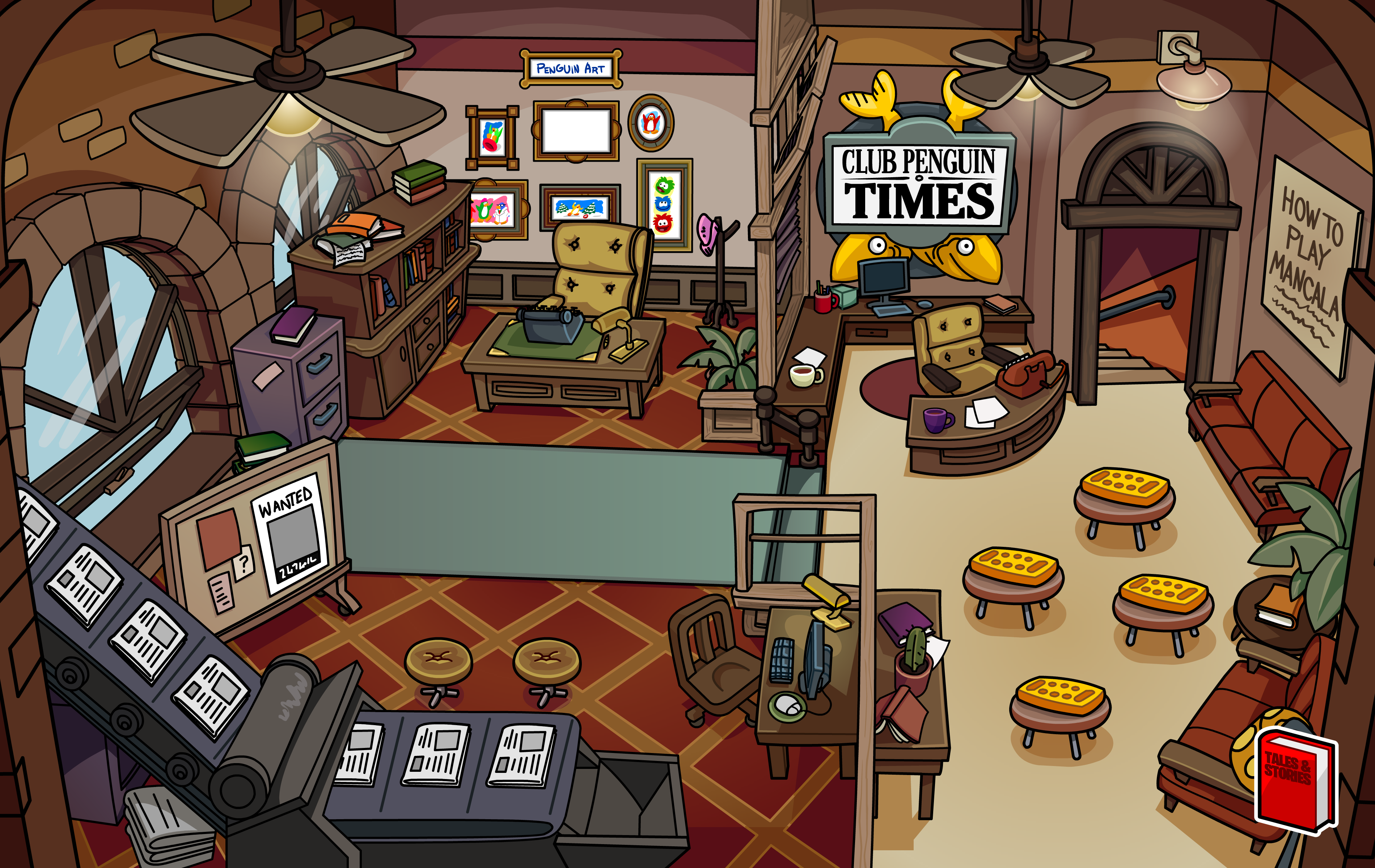 Club Penguin Rewritten Cheats™: Club Penguin Rooms #1: Arcade