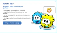 What's New Screen Puffle Party 2012