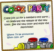 Color Party Ad