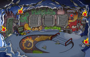 Puffle Party 2009 Underground Pool light off