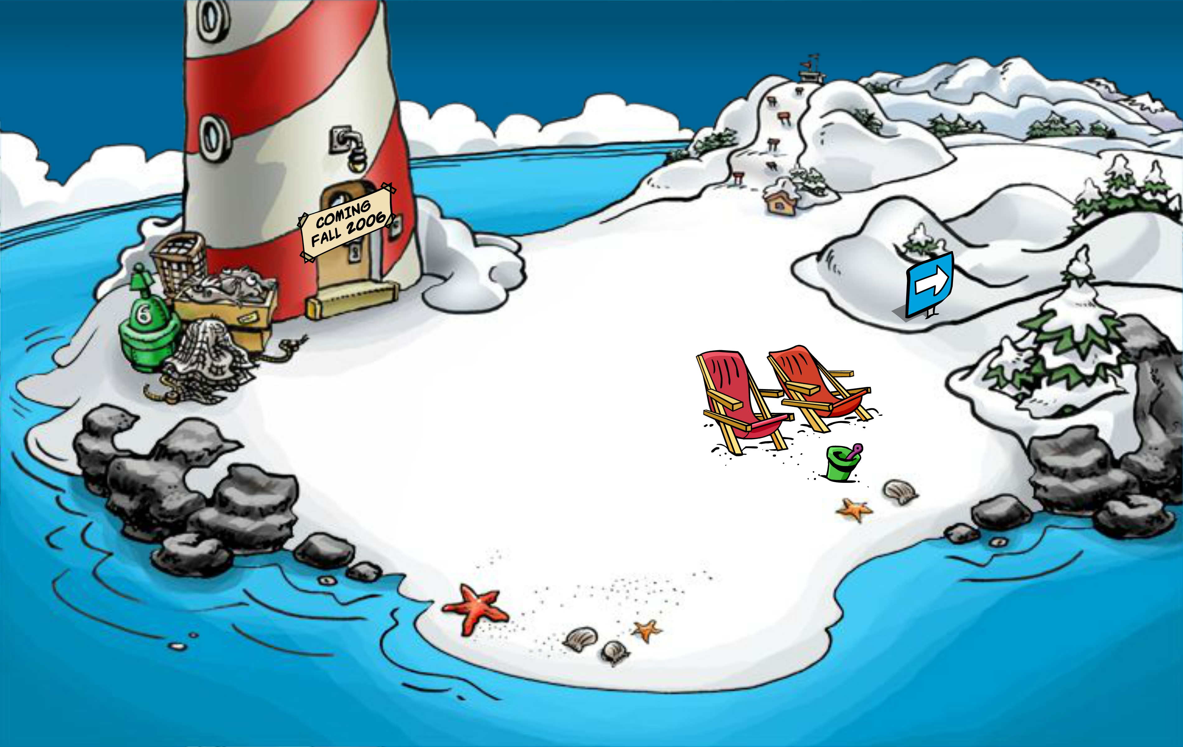 Club Penguin Rewritten Cheats™: All Rooms in the History of Club Penguin  (63)