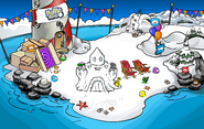 Puffle Party 2012 Beach