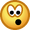 Emoticon asustado