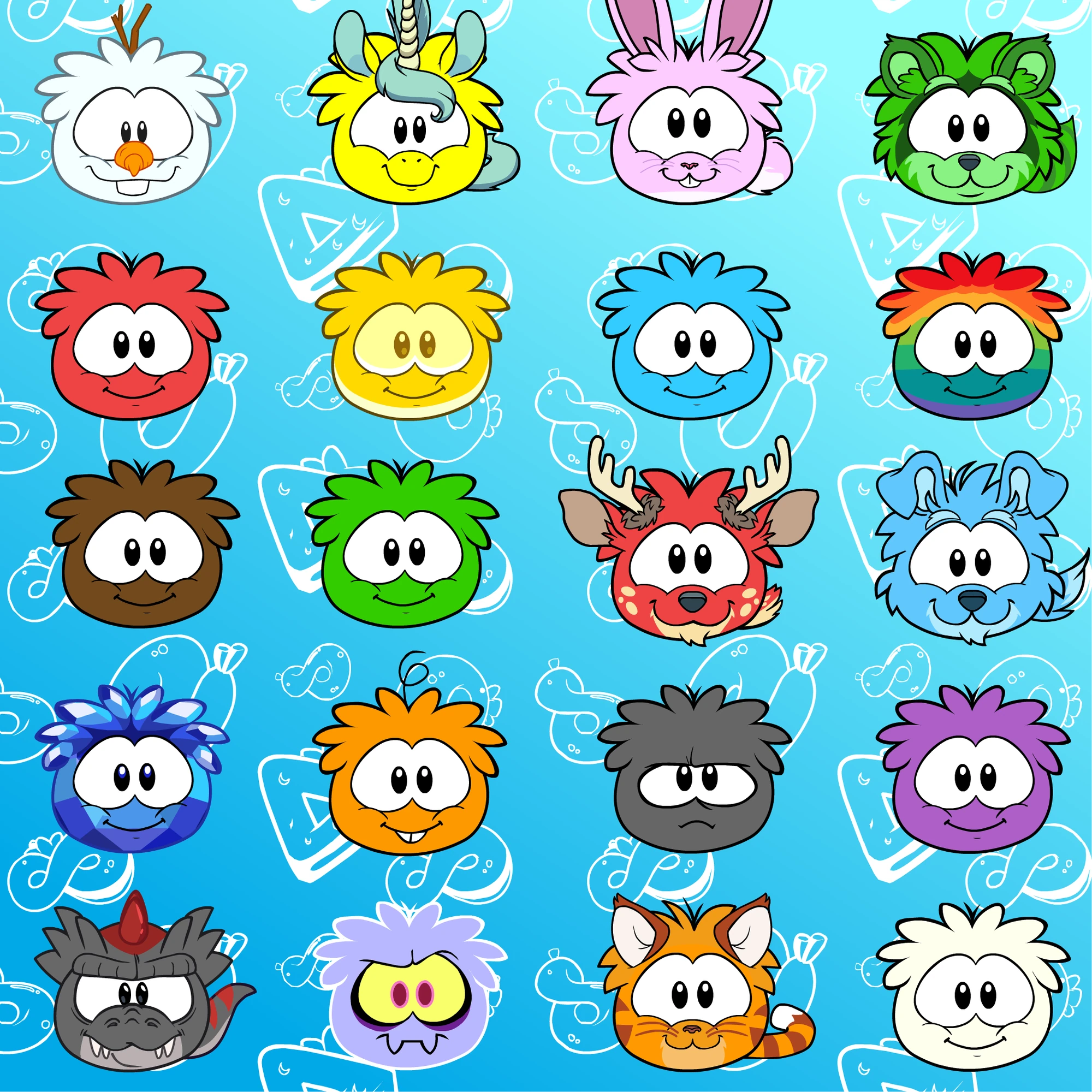 Puffle Poster Background Club Penguin Wiki Fandom