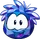 Blue Crystal Puffle smiling