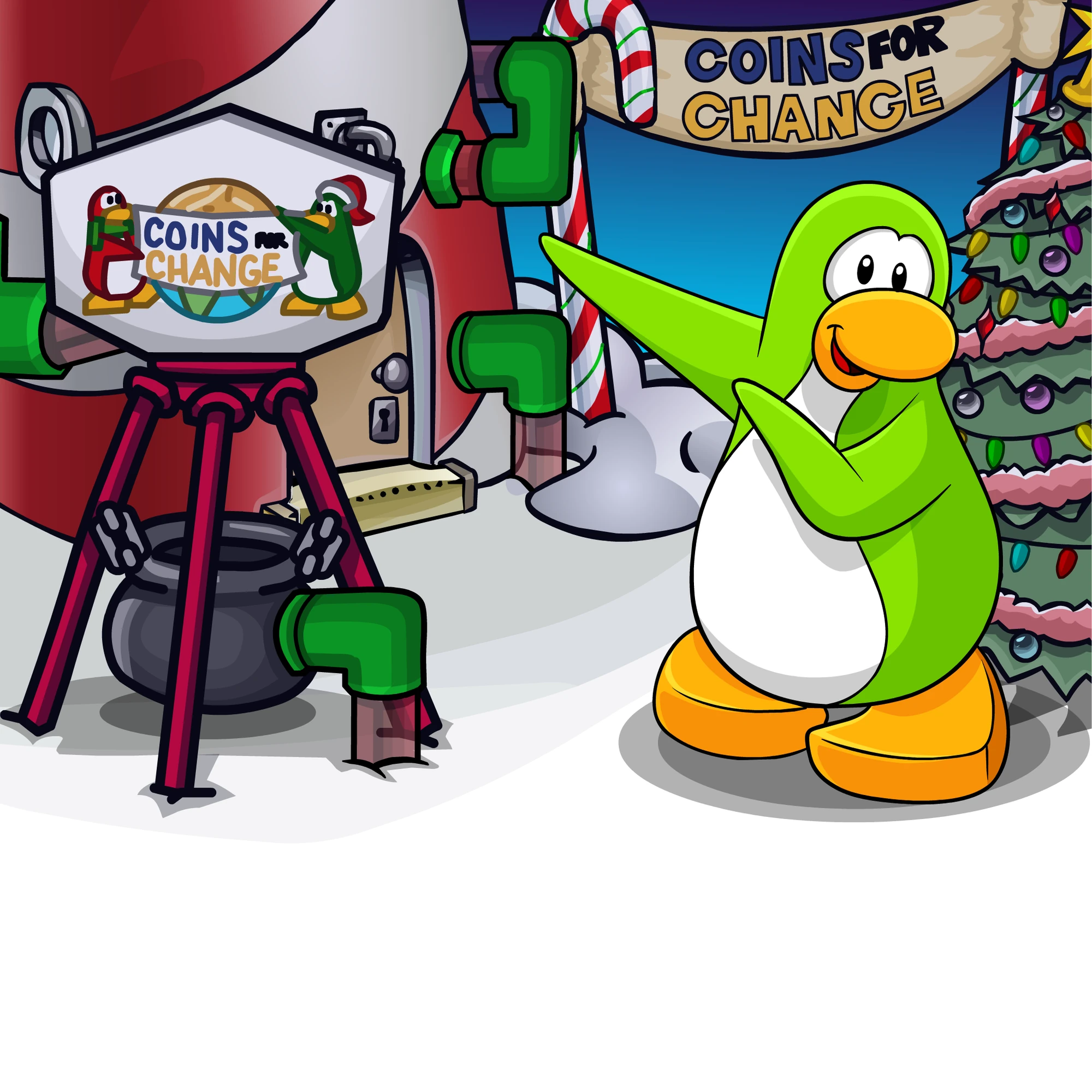 Coins For Change Background Club Penguin Wiki Fandom