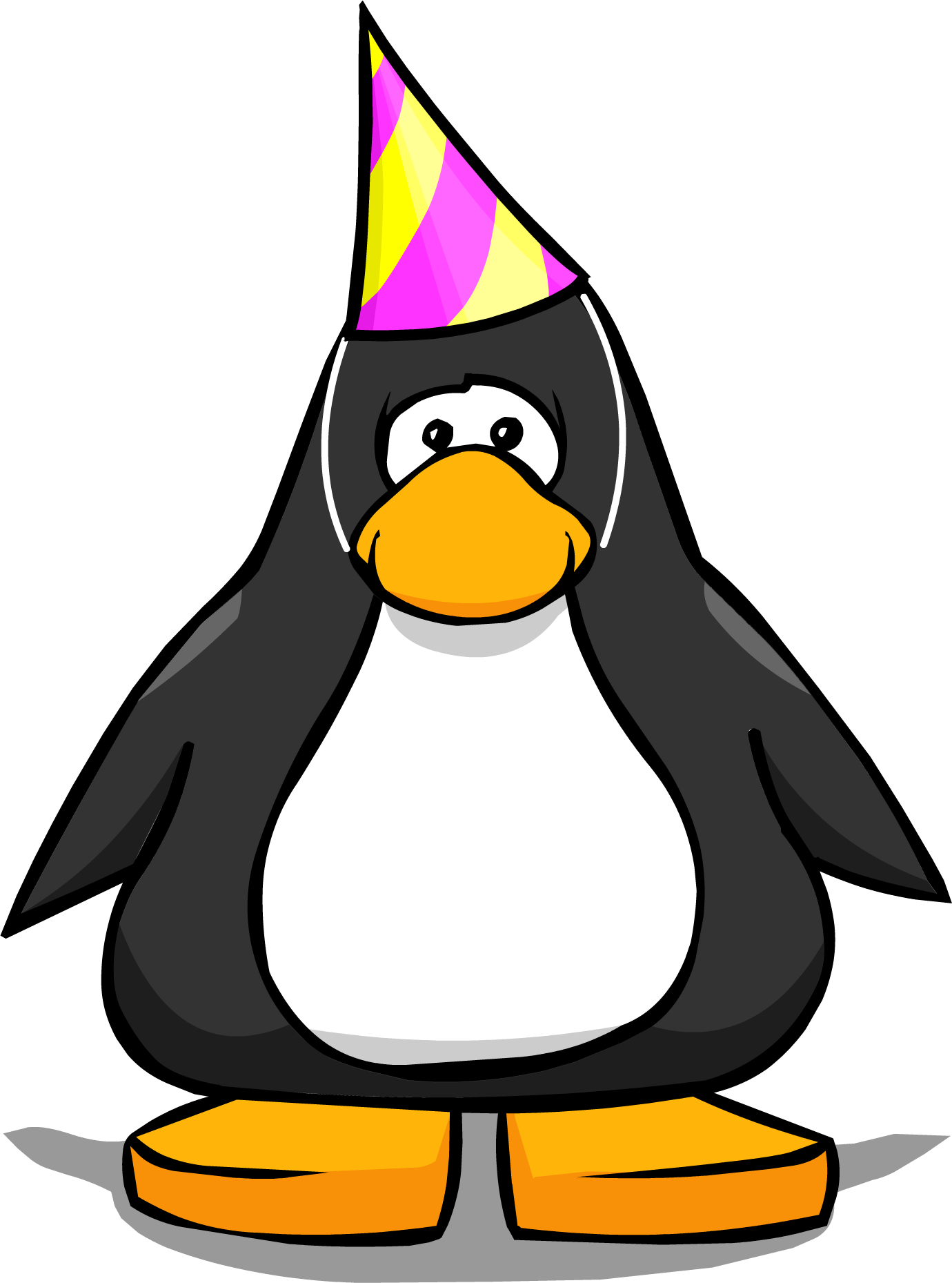 penguins with hats