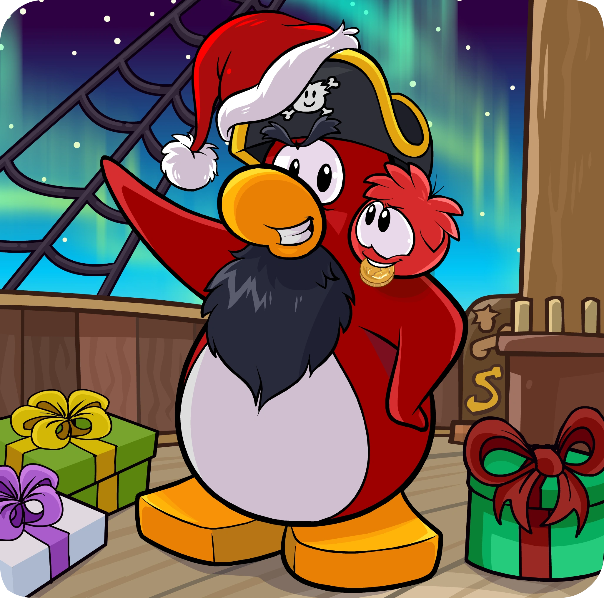 club penguin santa hat
