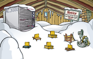 Puffle Party 2009 Lodge Attic