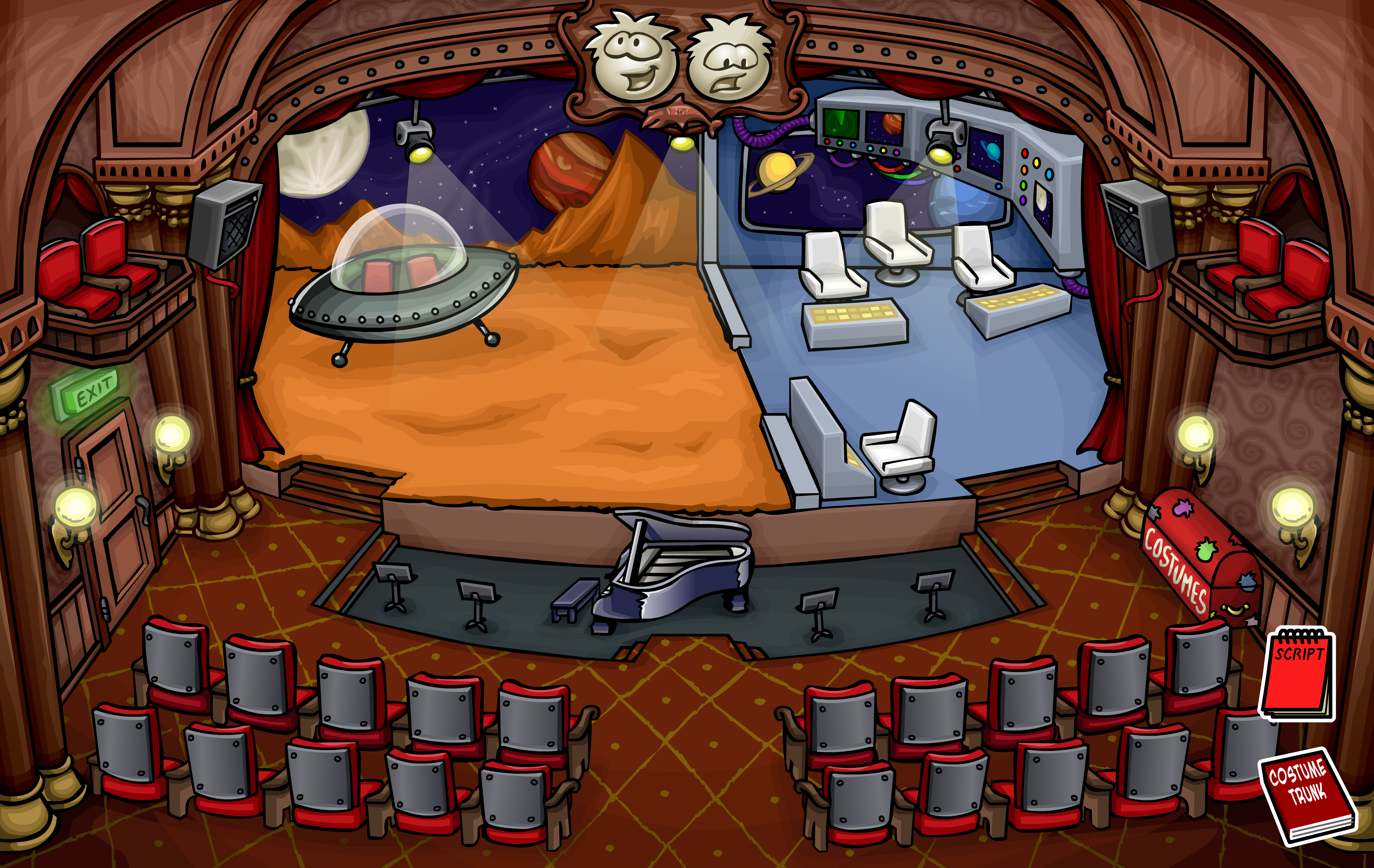 Club Penguin Rewritten Cheats All Stage Plays In The History Of Club Penguin 2007 2012