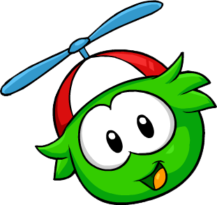 Resultado de imagen para puffle verde