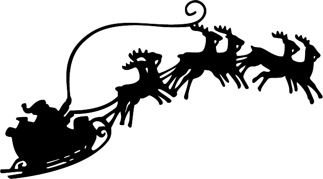 Image result for santa sleigh png