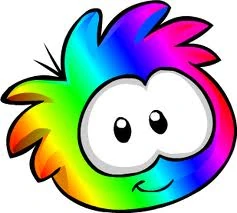 rainbow puffle plush