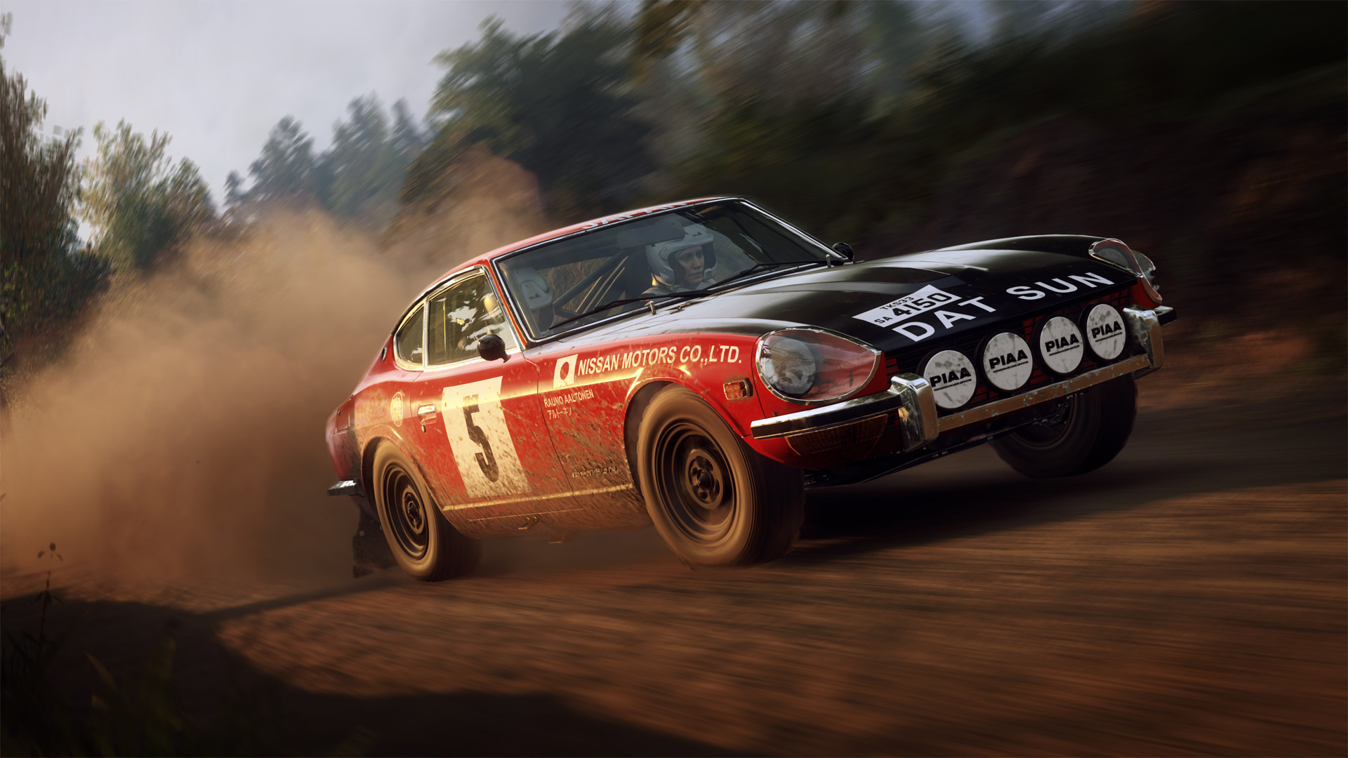 Datsun 240z rally car