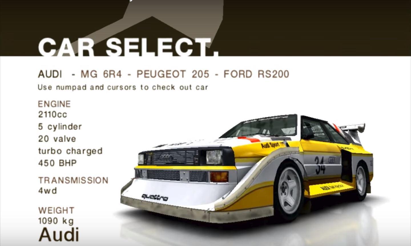 Audi Sport Quattro S1 E2 Colin Mcrae Rally And Dirt Wiki Fandom
