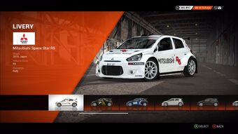 Mitsubishi Space Star R5 Colin Mcrae Rally And Dirt Wiki Fandom
