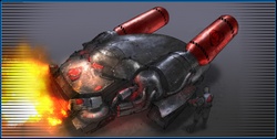 Flame tank