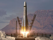 RA1 GPS Satellite Takeoff