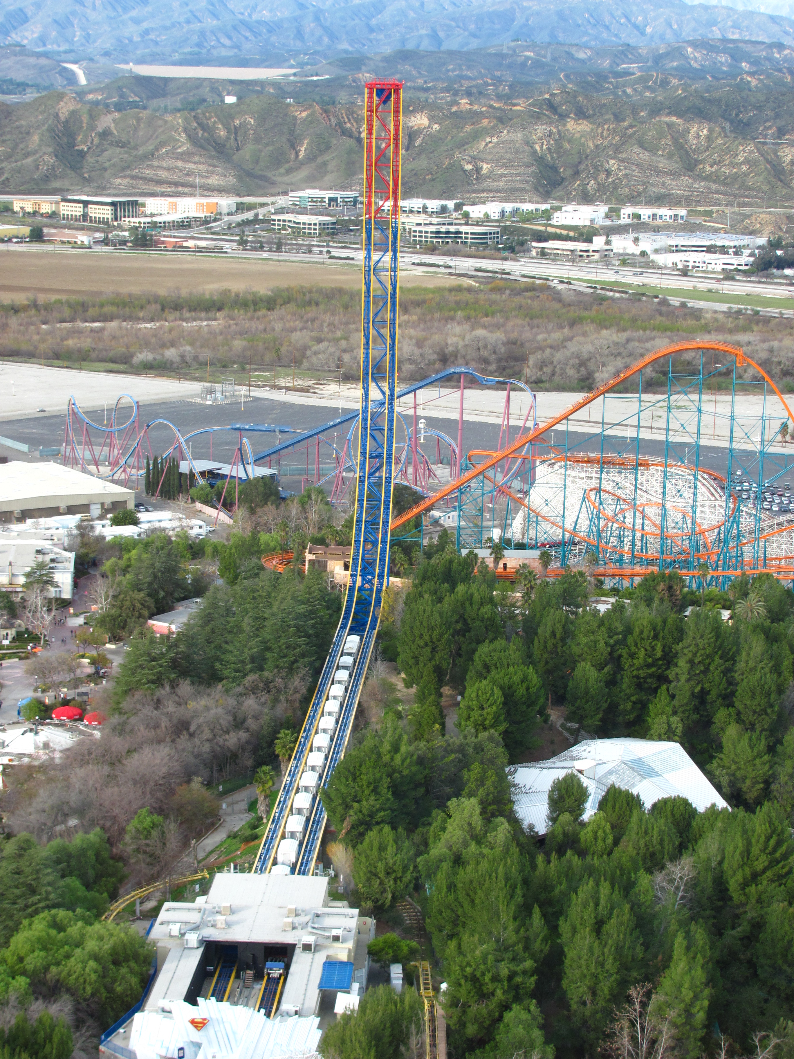 superman escape from krypton ride cart