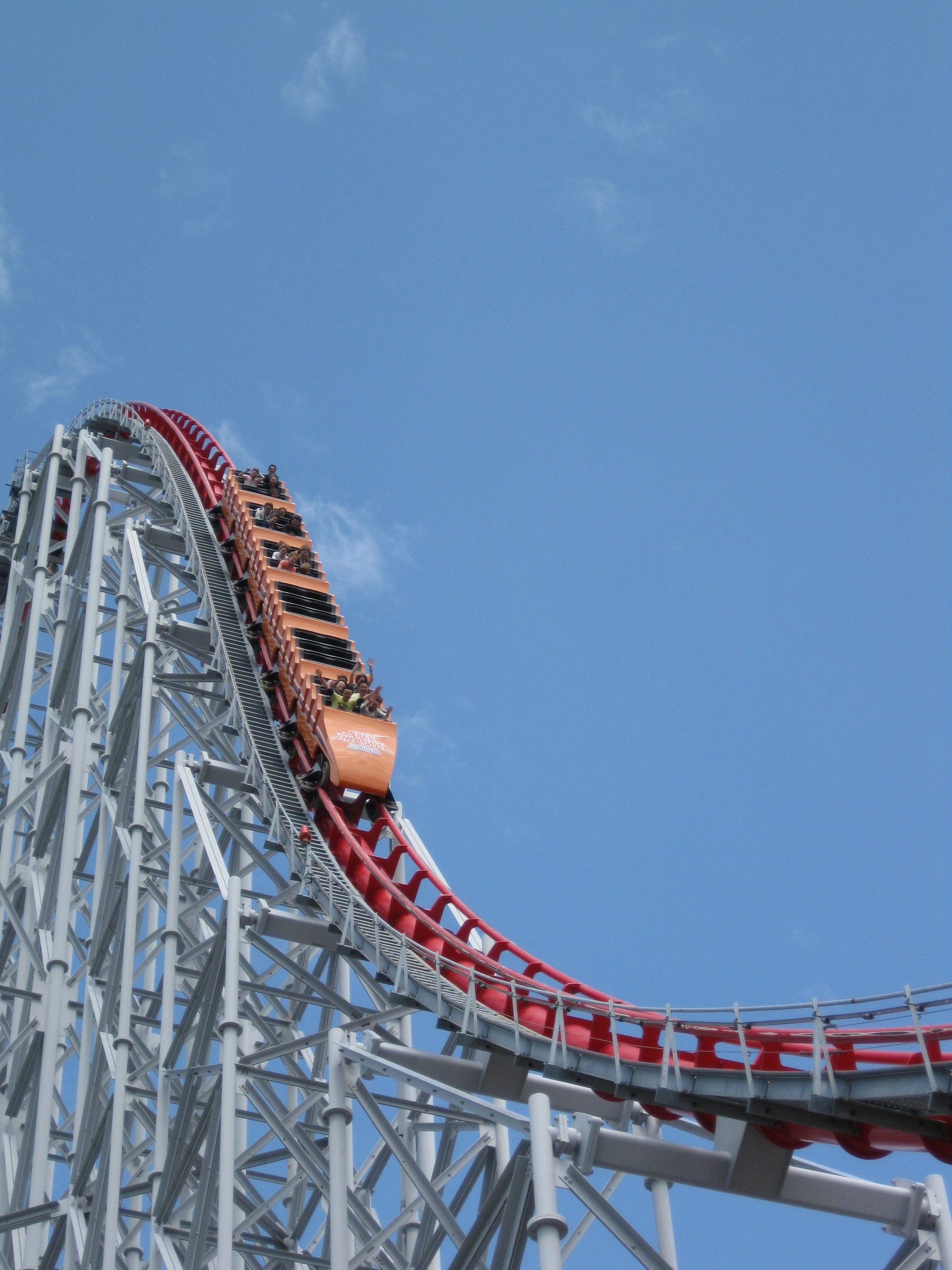 File Steel Dragon 2000 drop.jpg Roller Coaster Wiki FANDOM