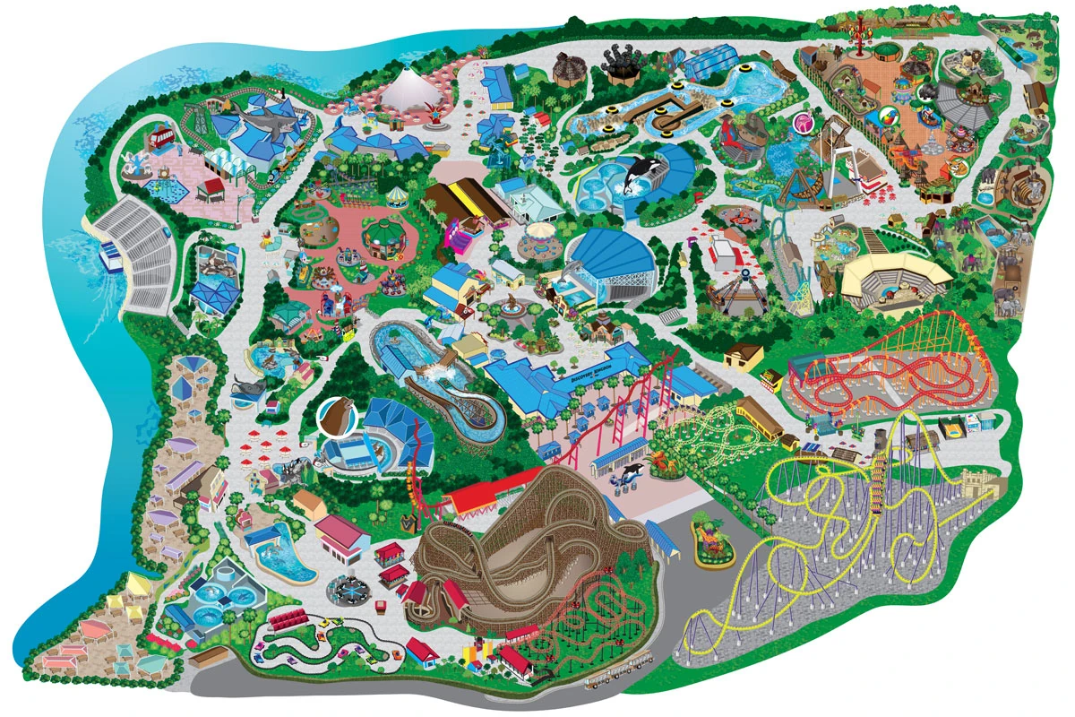 File - Six Flags Discovery Kingdom map.jpg | Roller Coaster Wiki ...