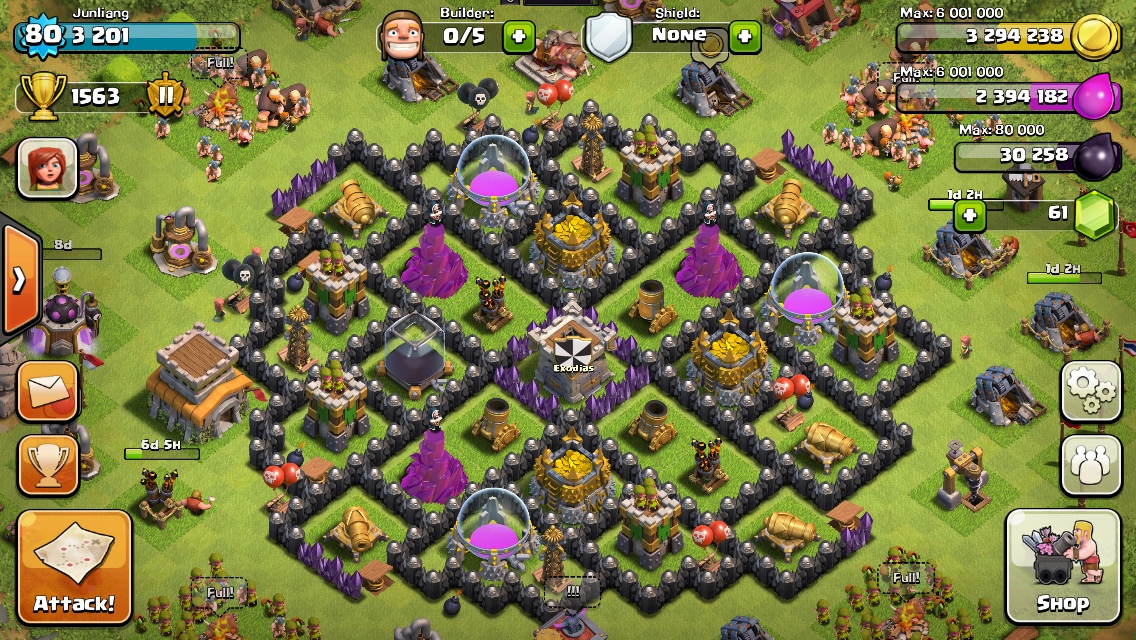 clash of clans walls clash of clans walls