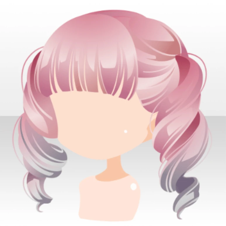 Image - (Hairstyle) Origami Curly Twin Tails Hair ver.A ...