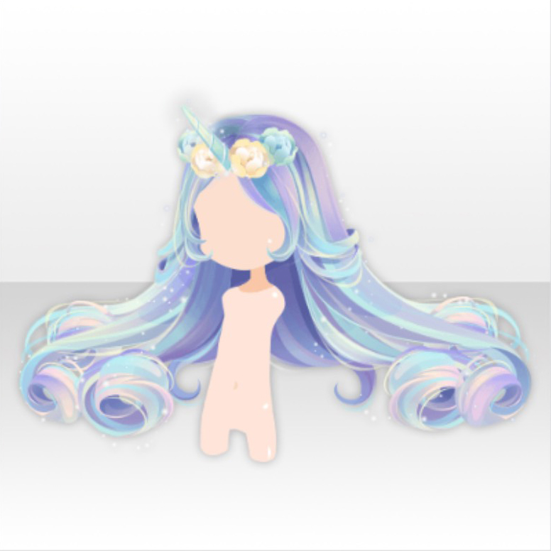 Image - (Hairstyle) Unicorn Long Hair ver.A blue.jpg | CocoPPa Play Wiki | FANDOM powered by Wikia