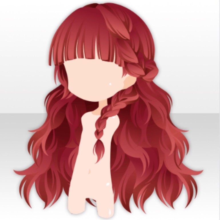 Image (Hairstyle) Twisted Braided Long Hair ver.A red.jpg CocoPPa