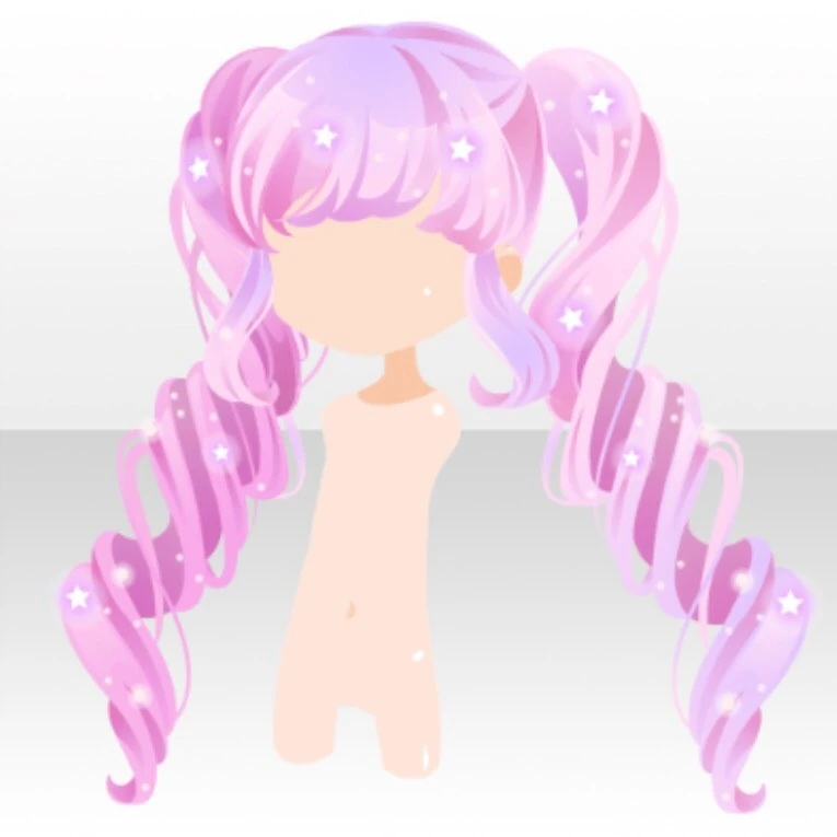 Image - (Hairstyle) Starry Sky Drill Twin Tails Hair ver.A ...