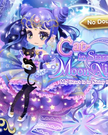 Cat In Starry Moon Night Cocoppa Play Wiki Fandom